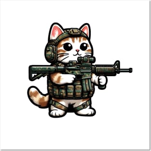Tactical Cat Posters and Art